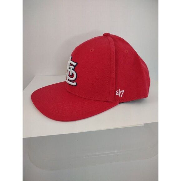 St Louis Cardinals Baseball Hat Bird 47 Red Baseball Cap Adjustable - Picture 2 of 13